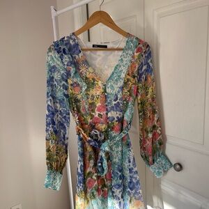 Zara floral dress